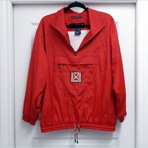 𝅺rare VINTAGE ESCADA SPORT RED WINDBREAKER